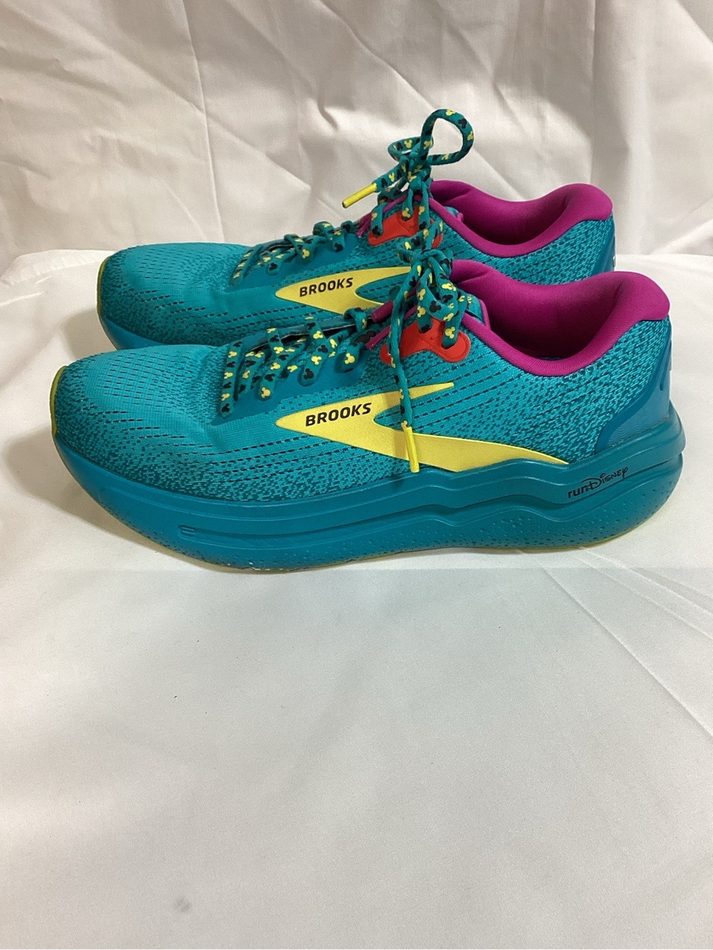 Brooks Ghost Max 2 run Disney SS Women's Teal Running Shoes - Picture 4 of 10